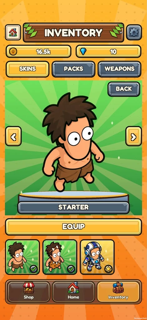 Age of Survival inventory and character skins